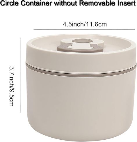 Fishing Bait Container Organizer with Handle Insulated Breathable Live Bait Box Stainless Steel Worm Storage Tank for Nightcrawlers Keeps Bait Fresh and Alive (circle 650ml) in Saudi Arabia