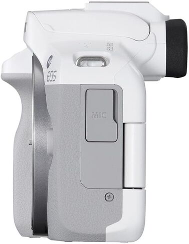 Canon EOS R50 Mirrorless Camera (White) Bundle | 24.2MP APS-C Sensor, Dual Pixel CMOS AF II & 4K Video Recording | Great for Travel & Content Creation (5812C002) + 64GB Memory Card + Camera Bag in Saudi Arabia