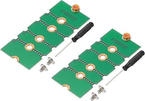 PATIKIL M2 NVME SSD نقل بطاقة محول ممتدة 2230، 2 قطعة محول تمديد M.2 يتغير إلى حجم طويل مع مفكات لمقاهي الإنترنت في المنزل والمكتب، أخضر in Kuwait