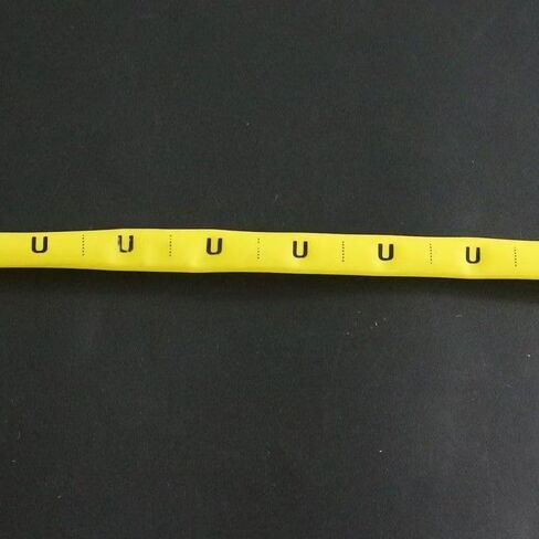 Heat Shrink Tubing Label Tape Compatible for M21-375-C-342-YL Black on Yellow Compatible with M210, M210-LAB, M211, BMP21-PLUS/LAB Label Printers, 0.7" Width, 6.89' Length in Kuwait