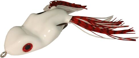 SCUM Frog Trophy Series | Hollow Body Topwater Frog with Owner Hooks | Weedless Bass Lure | White, 1/2 oz in Saudi Arabia