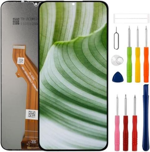 شاشة LCD جديدة لاستبدال مجموعة محول الأرقام بشاشة تعمل باللمس TCL 505S T509A مع مجموعة أدوات إصلاح مطورة-أسود in Kuwait