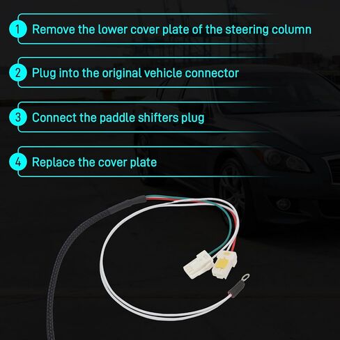 حزام أسلاك ناقل الحركة لإنفينيتي Q40 Q50 Q60 G25 G37 G35 M37 M56 M35 M45 2008-2010 - حزام بديل مثبت على عمود للنماذج غير الرياضية in Saudi Arabia