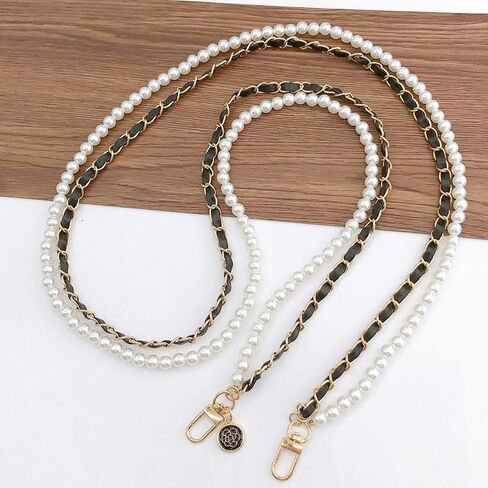 Chic Pearl-Decor Phone Lanyard Set, Crossbody Chains for Phone Case, Elegant for Daily & Party, Multi-color in Saudi Arabia