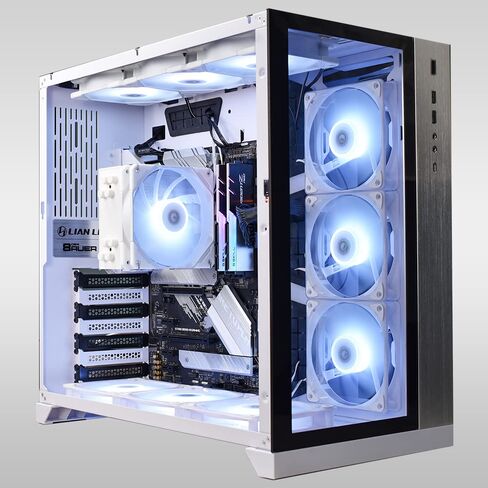 ID-COOLING SE-224-XTS White CPU Cooler For Desktop 4 Heatpipes CPU Air Cooler White LED Light 120mm PWM Fan CPU Fan for Intel LGA1700/115X/1200; AMD AM4/AM5 in Saudi Arabia