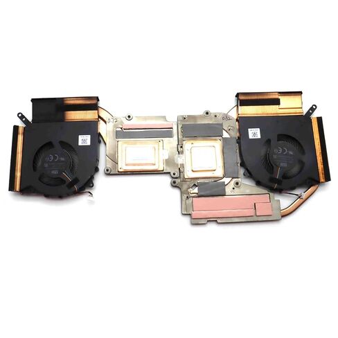 BestParts مروحة تبريد جديدة لوحدة المعالجة المركزية + وحدة معالجة الرسومات مع بديل مبدد الحرارة لسلسلة Lenovo Legion 5 Pro 16IAH7H (النوع: 82RF)، P/N: 5H40S20488 5H40S20489، مروحة 12 فولت in Kuwait