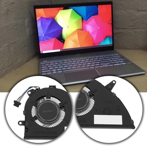 قطعة واحدة من مروحة تبريد وحدة المعالجة المركزية ECSiNG قطعة واحدة L25584-001 NS85B00-17K24 متوافقة مع أجهزة الكمبيوتر المحمول HP Pavilion 15-CS 15-CW in Saudi Arabia