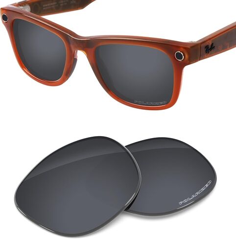 Replacement Lenses Compatible with RayBan Meta Wayfarer RW4006 50mm AI Glasses, UV Protection, Transition in Saudi Arabia
