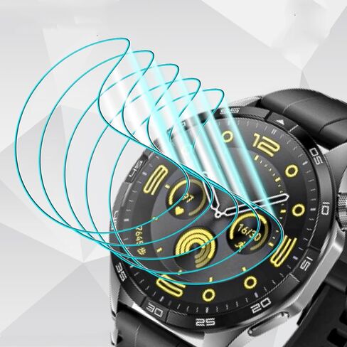 5PCS Hydrogel Film for Huawei Watch GT4 Smart Watch Accessories HD Screen Protector Not Tempered Glass,46MM in Saudi Arabia