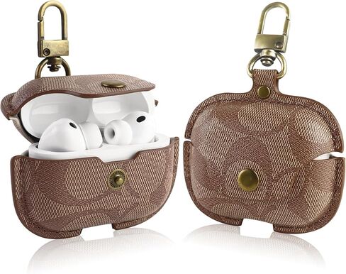 for AirPods Pro 3 Case, Compatible with AirPods Pro 3rd Generation Case (2025), Cute Leather Full Body Shockproof Protective Cover for Women Men (C) in Saudi Arabia