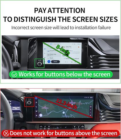 حامل هاتف السيارة لملحقات Toyota Camry LE/SE 2025-2026 مشبك ثابت للشاشة مقاس 8 بوصات، حامل هاتف يدور 360 درجة متوافق مع MagSafe، حامل الهاتف الخلوي الذي لا يؤثر على فتحة التهوية in Kuwait