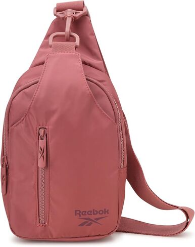 Reebok Unisex Crossbody Sling Bags – Compact Convertible Strap Cross Body Bag Travel Sling Bag - Gym & Travel Essential, Size One Size, Cosmos Stucco in Saudi Arabia