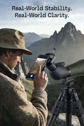 FANAUE ترقية محول Digiscoping نطاق اكتشاف محول الهاتف - يناسب عدسة عينية مقاس 2.16 بوصة بحد أقصى، يستخدم في نطاقات الإكتشاف ونطاقات الإكتشاف والتلسكوبات والمجاهر in Kuwait