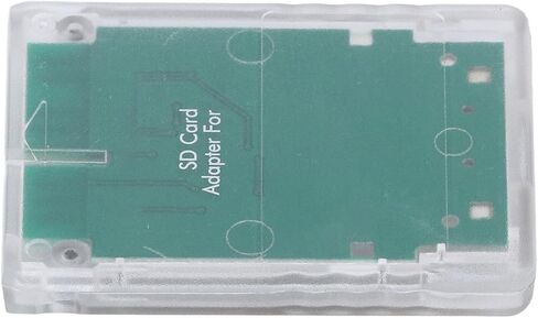 Acouto SIO2 Storage Memory Card Adapter for 3000X 5000X 7000X 9000X Game Console - Enhance Your Gaming Capacity with Reliable Connection (Transparent White) in Saudi Arabia