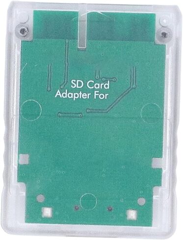 Acouto SIO2 Storage Memory Card Adapter for 3000X 5000X 7000X 9000X Game Console - Enhance Your Gaming Capacity with Reliable Connection (Transparent White) in Saudi Arabia