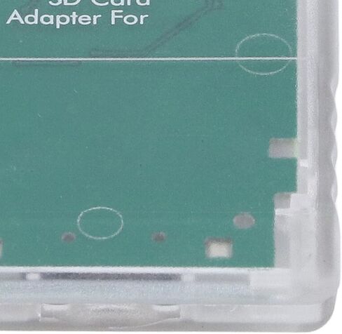 Acouto SIO2 Storage Memory Card Adapter for 3000X 5000X 7000X 9000X Game Console - Enhance Your Gaming Capacity with Reliable Connection (Transparent White) in Saudi Arabia