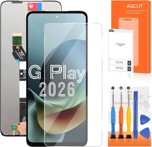 AGCUT لـ Moto G Play 2026 استبدال الشاشة لـ Moto G Play 2026 شاشة LCD XT2615-1 XT2615-2 XT2615 LCD محول الأرقام شاشة تعمل باللمس الجمعية إصلاح أطقم in Kuwait