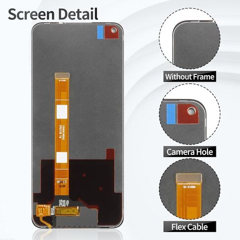 لشاشة OnePlus Nord N200 5g محول رقمي بديل لشاشة OnePlus Nord N200 5g LCD لشاشة DE2118 التي تعمل باللمس DE2117 أسود (بدون إطار) in Saudi Arabia