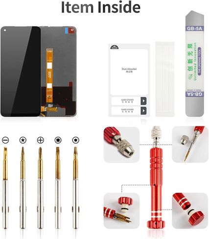 لشاشة OnePlus Nord N200 5g محول رقمي بديل لشاشة OnePlus Nord N200 5g LCD لشاشة DE2118 التي تعمل باللمس DE2117 أسود (بدون إطار) in Saudi Arabia