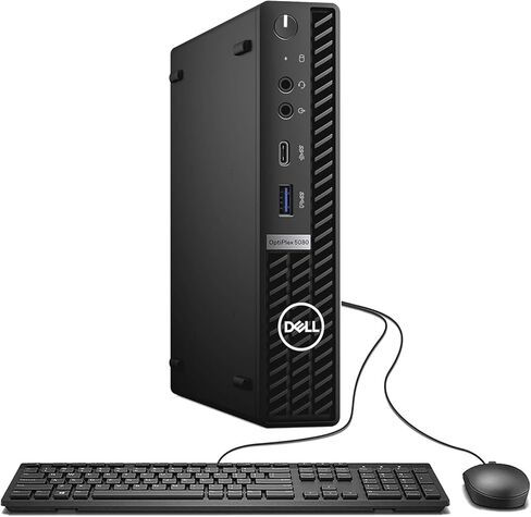 Dell OptiPlex 5080 Mini Desktop Computer PC, 10th Generation Intel Core i5-10500T, 16GB RAM 512GB SSD, Wi-Fi & Bluetooth, Keyboard & Mouse, Windows 11 Pro (Renewed) in Kuwait