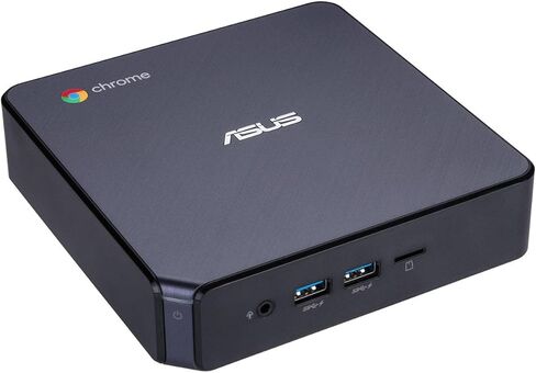كمبيوتر ASUS Chromebox 3 صغير الحجم مزود بمعالج Intel Core i7-8550U ورسومات 4K UHD ومحرك أقراص SSD من النوع C سعة 8 جيجابايت / 128 جيجابايت (متجدد) in Kuwait
