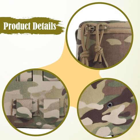 NVG Carrying Case Waist Pouch for Binocular NVG Devices, Soft Padded Nylon Pouch, 15cmx11cm (5.9x4.3 inch) Portable Compact Gadget Pocket in Saudi Arabia