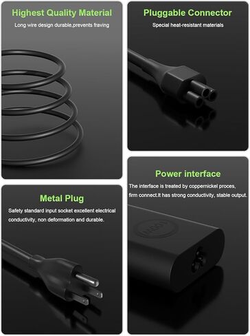 شاحن USB-C بقوة 100 واط متوافق مع Dell Precision 5770 5760 5680 3580 Latitude 9440 9510 9520 7640 5340 XPS 9440 9720 Inspiron-14 16 7430 7640 Pro Rugged 13 14 16 كمبيوتر محمول in Saudi Arabia