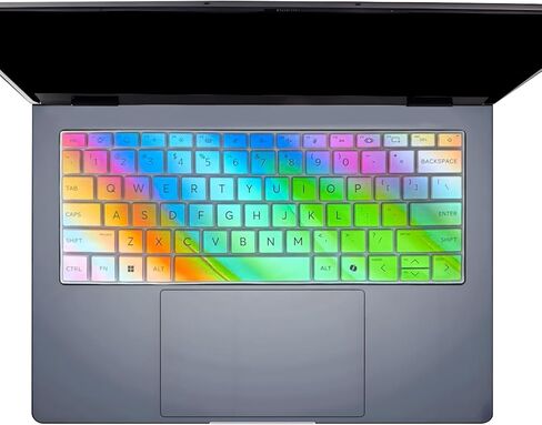 Keyboard Cover for HP OmniBook Ultra Flip 14" 2-in-1 (14t-fh000 /14-fh0047nr) & HP EliteBook Ultra G1i 14" & 2024 HP Spectre x360 16" 2-in-1 Laptop 16-aa 16t-aa -Colorful in Saudi Arabia