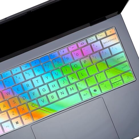 Keyboard Cover for HP OmniBook Ultra Flip 14" 2-in-1 (14t-fh000 /14-fh0047nr) & HP EliteBook Ultra G1i 14" & 2024 HP Spectre x360 16" 2-in-1 Laptop 16-aa 16t-aa -Colorful in Saudi Arabia