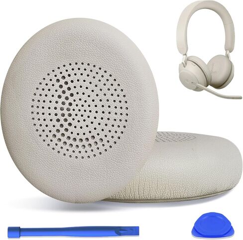 وسائد أذن بديلة لـ Jabra Evolve2 65 (Evolve 2 65MS 65UC MS UC)/Evolve2 40 (40UC 40MS USB)/Elite 45h سماعة رأس لاسلكية على الأذن، وسائد الأذن وأغطية الأذن وأغطية الأذن (أسود) in Kuwait