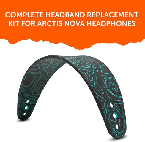 WC Mod Kit Arctis Nova RandomFrankP Edition - وسائد أذن من جل التبريد وعصابة رأس وألواح جانبية لسماعات الرأس السلكية Arctis Nova 7 / 7X / 7P / PRO من Wicked Cushions in Saudi Arabia