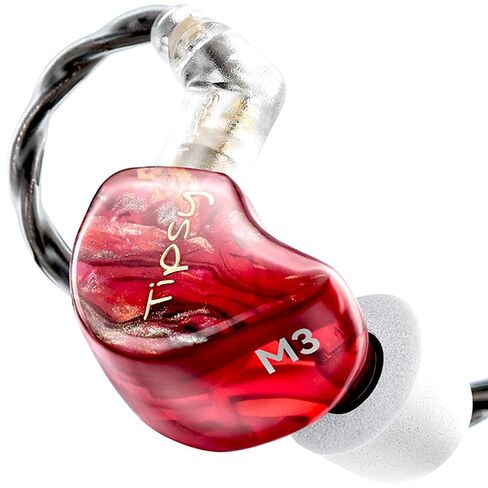 Tipsy M3 Professional IEM للموسيقيين، برامج تشغيل 2BA + 1DD، 36dB PNC، IPX5، تقنية Acoustic-Runway™، راتينج صديق للبشرة، كابل ثنائي السنون قابل للفصل 0.78 مم (بدون ميكروفون، أخضر) in Kuwait
