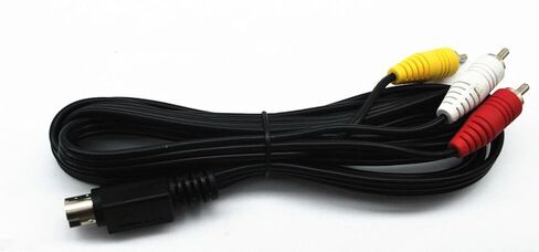 Directv Dtv 10 Pin to Composite A/V Cable for C31, C41, C51, C41W Clients 10PIN Composite RCA Audio or Video in Saudi Arabia
