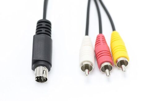 Directv Dtv 10 Pin to Composite A/V Cable for C31, C41, C51, C41W Clients 10PIN Composite RCA Audio or Video in Saudi Arabia