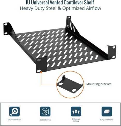 Tecmojo 12U 10 inch Mini Server Rack & 1U Rack Mount Shelf in Saudi Arabia