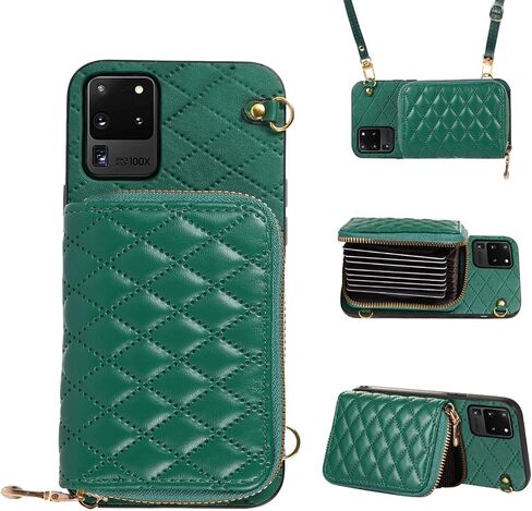 Detachable Crossbody Strap Wallet Case for Samsung Galaxy S22 Plus S22+ 5G Zipper Purse, Multi Card Slots and PU Leather Stand Cell Phone Cover for S22+5G S22plus 22S + S 22 22+ Women Beige in Saudi Arabia