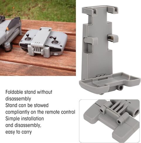 plplaaoo Tablet Holder Foldable Bracket Portable Mount for Air 2 Air 2S Mini 2 Remote Controller Gray Plastic Lightweight 66g in Saudi Arabia