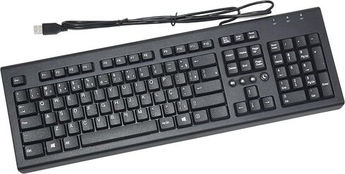 HP PR1101U Brazilian USB Wired Desktop Keyboard QWERTY / ABNT2 697737-202 505130-121 in Saudi Arabia