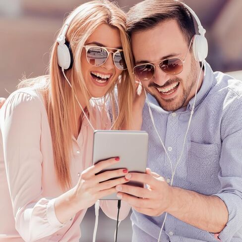 Headphone Mic Splitter, 2-in-1 Y Separator with Headset Microphone 3.5mm Female to 2 Dual 3.5mm Male Earphones Port Compatible with Microphone Headset Gaming Computer Speaker Laptop in Saudi Arabia