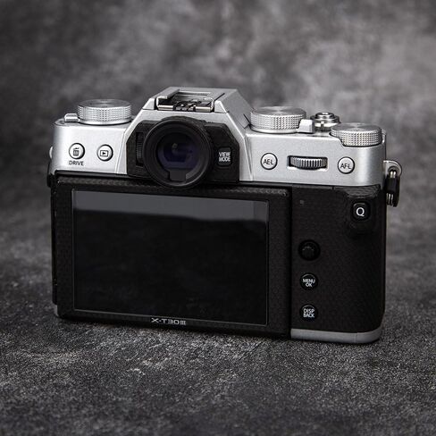 for Fujifilm X-T30 III Anti-Scratch Camera Skin Sticker xt30iii Protective Sticker Cover 3M Film Body Protector (Silver) in Saudi Arabia