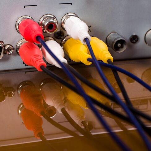 10FT RCA Audio Video Composite Cable, AV Cable Red/White/Yellow 3 Male to 3 Male for TV, DVD, VCR, Projector, Amplifier, Speaker, Satellite, Home Theater Receivers in Kuwait