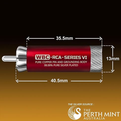 WORLDS BEST CABLES 2 Foot Ultimate – 18 AWG - Ultra-Pure OFC – Ultra-Low-Capacitance (15pF/ft) - Premium Audiophile RCA Cable Pair with Silver-Plated Pure-Copper RCA Plugs & Carbon Tweed Jacket in Saudi Arabia