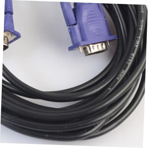 DOITOOL 5 Meter Vga Cable Male to Male Computer Vga Cord with Ferrite Cores Black Cable for PC Monitor HDTV Projector Display in Saudi Arabia