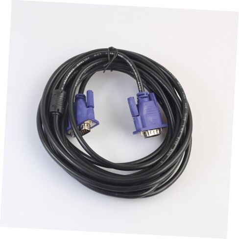 DOITOOL 5 Meter Vga Cable Male to Male Computer Vga Cord with Ferrite Cores Black Cable for PC Monitor HDTV Projector Display in Saudi Arabia