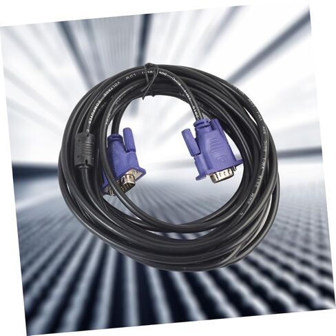 DOITOOL 5 Meter Vga Cable Male to Male Computer Vga Cord with Ferrite Cores Black Cable for PC Monitor HDTV Projector Display in Saudi Arabia