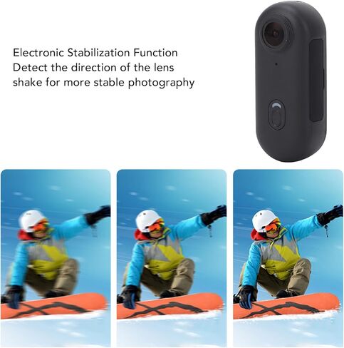 ViaGasaFamido Mini Wearable Body Worn Action Camera 1080P Waterproof Magnetic Portable Rechargeable WiFi for Cycling Mountaineering Surfing Recording with Back Clip in Saudi Arabia