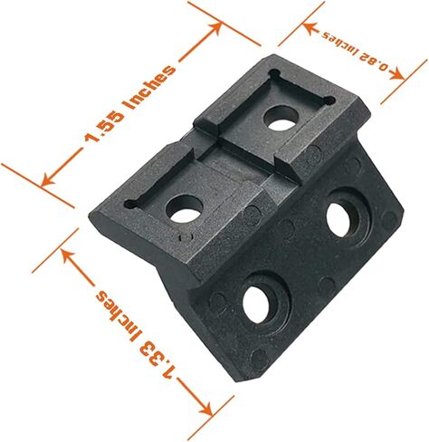 إزاحة الضوء/التركيب البصري لـ Mlok، حوامل قسم السكك الحديدية البوليمرية المتوافقة مع قضبان Picatinny in Kuwait