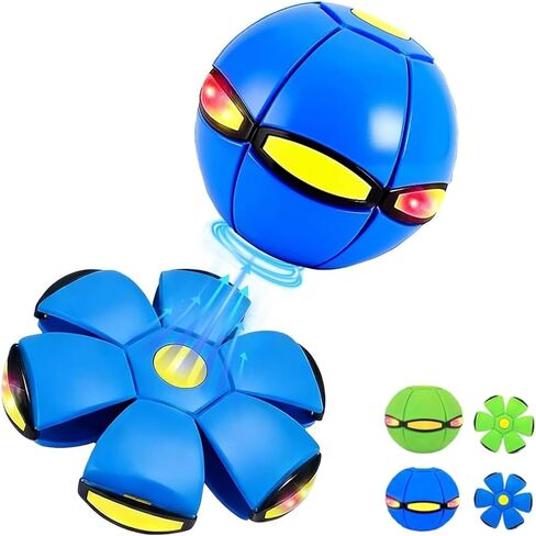 Magic Ball, Magic Meta Ball, Magics Bouncing Balls, Dual Form Freely Switchable, The MagicBall with 6 Light, Suitable for Indoor & Outdoor Use (Blue) in Saudi Arabia