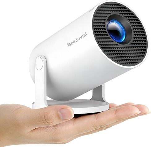 Netflix-Licensed Mini Projector WiFi and Bluetooth: Native 1080P Full HD Portable Projector - Auto Focus Movie Projector for Android iPhone TV HDMI in Saudi Arabia