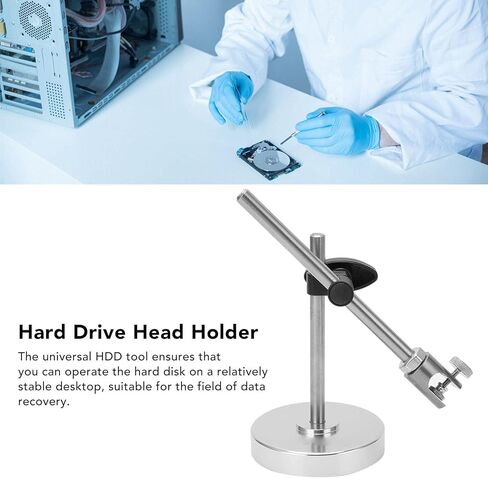 حامل رأس HDD احترافي من الفولاذ المقاوم للصدأ أداة إصلاح القرص الصلب لـ 2.5 بوصة 3.5 بوصة استبدال رأس القرص الصلب لاستعادة البيانات متين مقاوم للصدأ in Kuwait